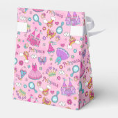 ピンクフェアリータリープリンセスパーティー フェイバーボックス (裏面サイド)