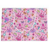 ピンクフェアリータリープリンセスパーティー ラージペーパーバッグ (正面)