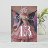 ピンクフェアリーパーティー 招待状 (スタンド正面)