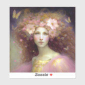 ピンクフェアリーファンタジーアート シール (シート)