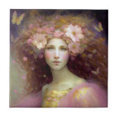 ピンクフェアリーファンタジーアート タイル (正面)