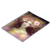 ピンクフェアリーファンタジーアート ノートブック (左側)