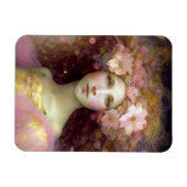 ピンクフェアリーファンタジーアート マグネット (横)