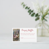 ピンクフェアリーベビー恵みおむつラッフル エンクロージャーカード (スタンド正面)