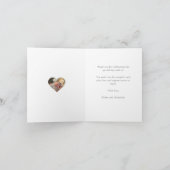 ピンクフェアリーベビー恵みベビーシャワー サンキューカード (内部)