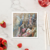 ピンクフェアリーベビー恵みベビーシャワー スタンダードカクテルナプキン (インサイチュ)