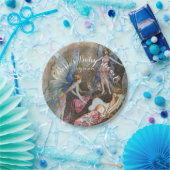 ピンクフェアリーベビー恵みベビーシャワー ペーパープレート (パーティー)