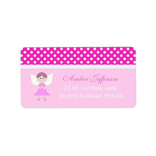 ピンクフェアリー住所 シール (正面)