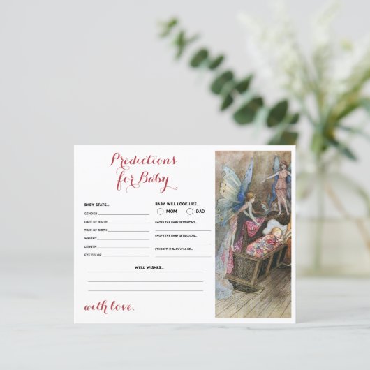 ピンクフェアリー賛美ベビーのベビーカードの予測 (スタンド正面)