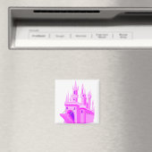 ピンクフェアレ結婚ーテルズ城 マグネット (インサイチュ (食洗機))