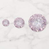 ピンクフェイクのダイヤモンド コンフェッティ (正面)