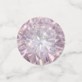 ピンクフェイクのダイヤモンド コンフェッティ (スモール正面)