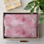 ピンクフェイクの毛皮 薄葉紙 (ギフト)