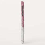 ピンクフェイクグリッタードリップスiPhone 6.5ケース Case-Mate iPhoneケース (裏面/左)