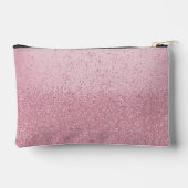 ピンクフェイクグリッターバレンタイン アクセサリーポーチ (裏面)