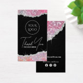 ピンクフェイクグリッターパッケージの挿入 (デスク)