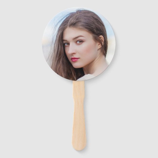 ピンクフェイクグリッター大学院写真卒業 ハンドファン (裏面)