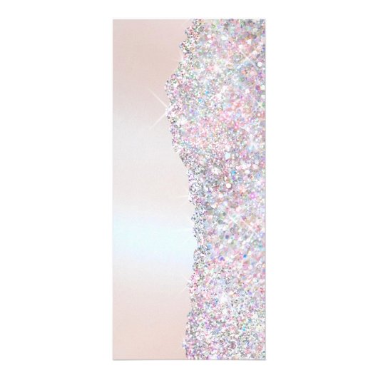 ピンクフェイクグリッター箔の価格リストのラックカード ラックカード (裏面)