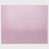 ピンクフェイクグリッター ラッピングペーパー (フラット)