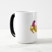 ピンクフェイク色のグリッターが美味しそうね モーフィングマグカップ (正面左)