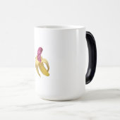 ピンクフェイク色のグリッターが美味しそうね モーフィングマグカップ (正面右)