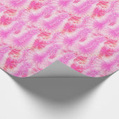 ピンクフェザーボア ラッピングペーパー (角)