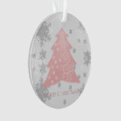 ピンクフェスティバルクリスマスツリーオーナメント オーナメント (正面)