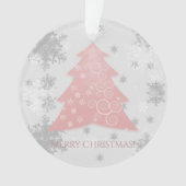 ピンクフェスティバルクリスマスツリーオーナメント オーナメント (正面)