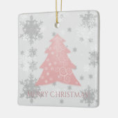ピンクフェスティバルクリスマスツリーセラミックオーナメント セラミックオーナメント (左)