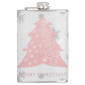 ピンクフェスティバルクリスマスツリーフラスコ フラスク (正面)