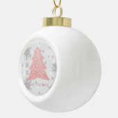 ピンクフェスティバルクリスマスツリーフレームオーナメント セラミックボールオーナメント (右)