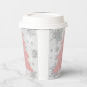 ピンクフェスティバルクリスマスツリー紙カップ 紙コップ (左)