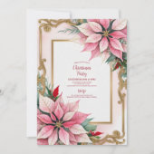 ピンクフェスティバルクリスマスパーティー 招待状 (正面)