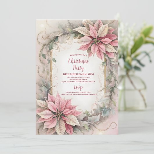 ピンクフェスティバルクリスマスパーティー 招待状 (スタンド正面)