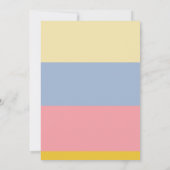 ピンクフェスティバルフラミンゴサマーパーティー 招待状 (裏面)