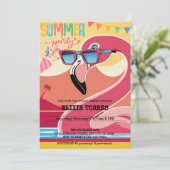 ピンクフェスティバルフラミンゴサマーパーティー 招待状 (スタンド正面)