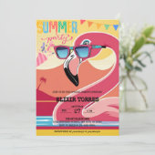 ピンクフェスティバルフラミンゴサマーパーティー 招待状 (スタンド正面)