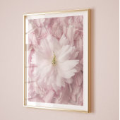 ピンクフェミニンさくらんぼの花の写真のウォールアート ポスター