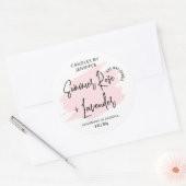 ピンクフェミニンのエステモダンティック製品の包装 ラウンドシール (封筒)