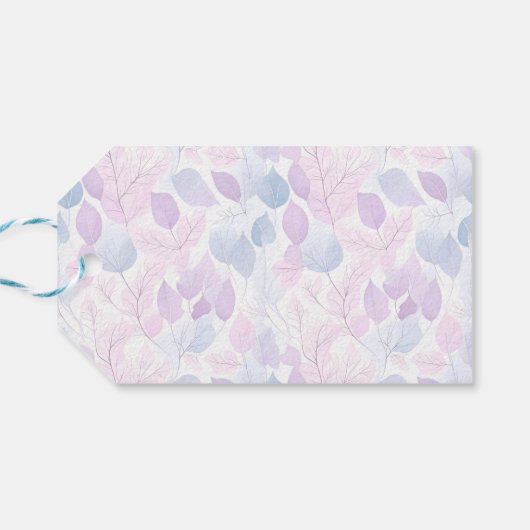 ピンクフェミニンのスペシャルシスター思慮深い心の気持ち ギフトタグ (裏面横)