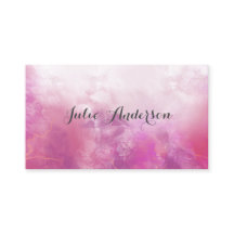 ピンクフェミニンの大理石浮きインク