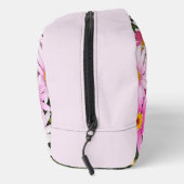 ピンクフェミニンの花を持つトイレタリーバッグ ドップキット (右)