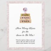 ピンクフェミニンキスブライダルシャワーゲーム (正面)