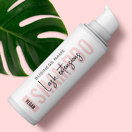 ピンクフェミニンラッシュシャンプーモダンパーラップ 長方形シール