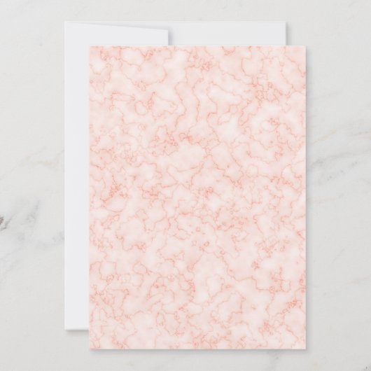 ピンクフェミニンローズフローラ75thバースデーパーティー 招待状 (裏面)