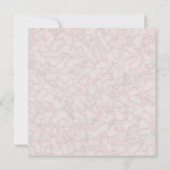 ピンクフェミニンローズ75thバースデーパーティー 招待状 (裏面)