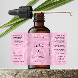 ピンクフェミニン2 OZモダンコスメティックボトルラベル ラベル