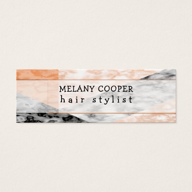 ピンクフェミニン、黒、白の大理石アポイントメント (正面)