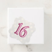 ピンクフォイルおよび金ゴールド《写真》ぼけ味きらめく フェイバータグ (インサイチュ)