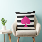 ピンクフォイルエーススペード クッション (椅子)